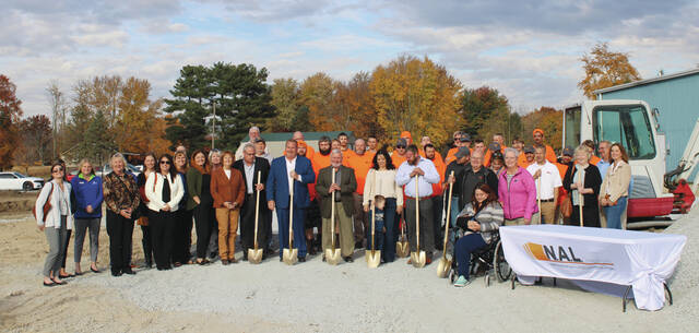 129132562_web1_NAL
The Brown County Chamber of Commerce held a ground breaking ceremony to celebrate the expansion of N.A.L. Companys manufacturing and business center facilities.