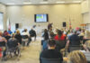 There was a large crowd in attendance to the first public meeting on Brown County’s comprehensive plan on June 13 at Southern State Community College in Mt. Orab. Photo by Wade Linville