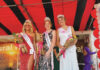 
			
				                                Crowned the 2024 Ohio Rural Heritage Festival Queen was Gracie Blackburn (middle). Finishing as first runner-up in the queen pageant was Rylie Cahall (right), and second runner-up was Grace Taylor (left). Photo by Wade Linville
 
			
		