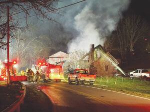 Fire destroys home on Ripley Road